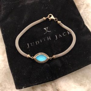 Judith Jack blue stone bracelet